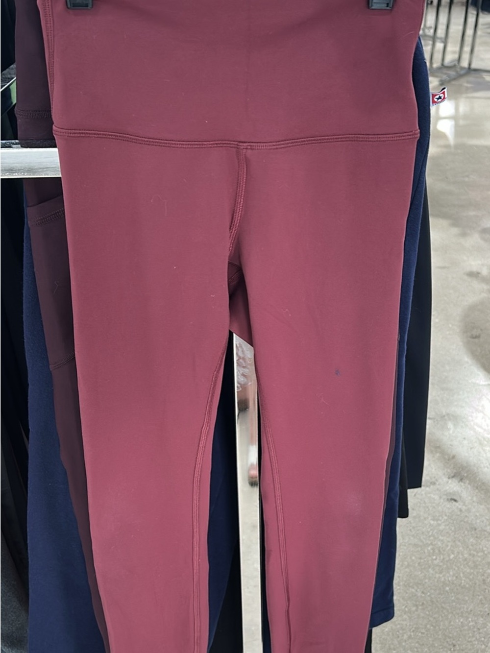 lululemon athletica Burgundy High-Rise Leggings